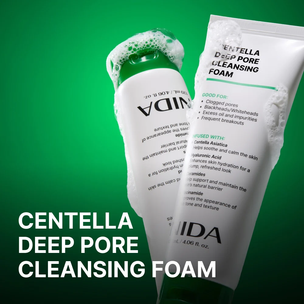NIDA Centella Deep Pore Cleansing Foam - Image 2