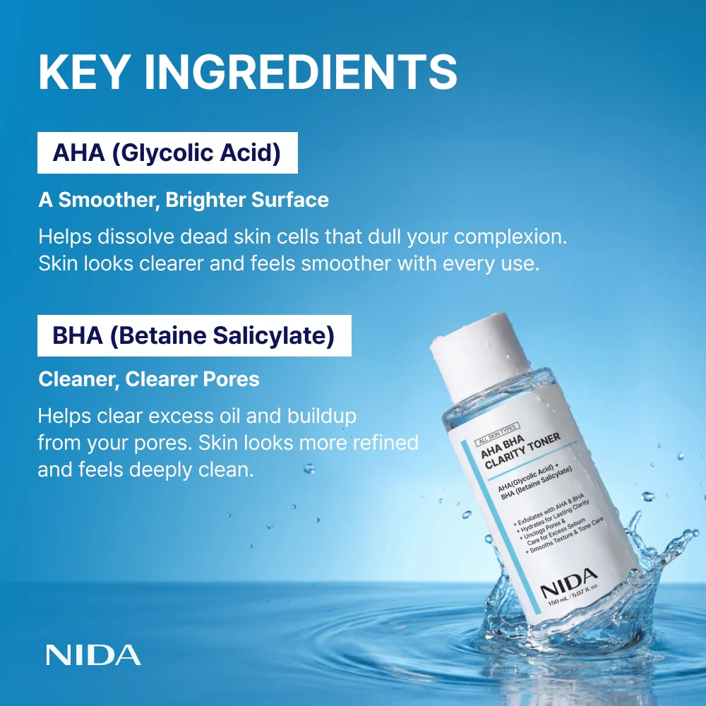 NIDA AHA BHA Clarity Toner - Image 4
