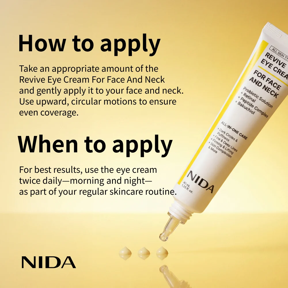 NIDA Revive Eye Cream For Face And Neck - Image 7