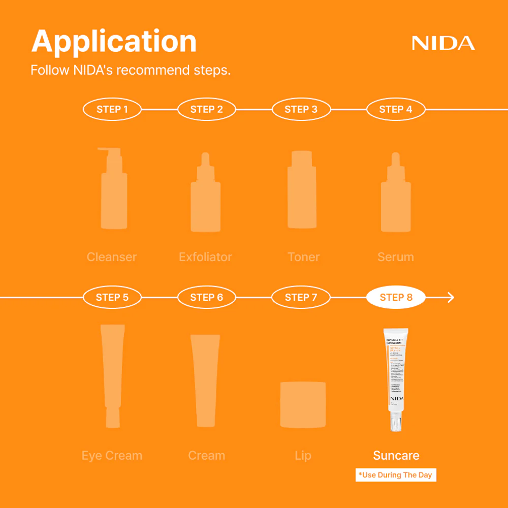 NIDA Invisible Fit Sun Serum for Face - Image 9